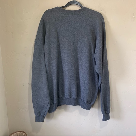 Vintage M&C Sport Crewneck Golf Sweater Sweatshirt XXL Gray Embroidered 1990’s - Picture 2 of 5
